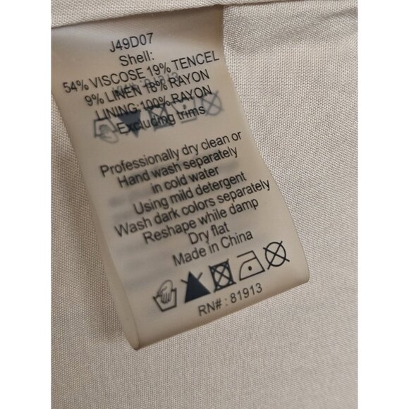 Plenty by Tracy Reese Womens Small  Floral Sheath Dress Off Shoulder Puff Sleeve - Picture 8 of 8